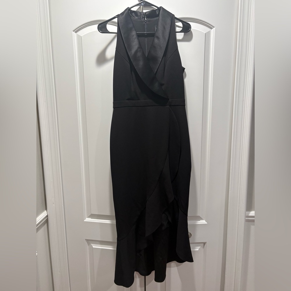 XSCAPE - Elegant Black Dress - Picture 4 of 6